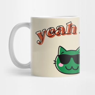 the  cheeky yeah nah cat Mug